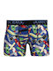 Herren Boxershorts Weiß mit Mustern 1Packung