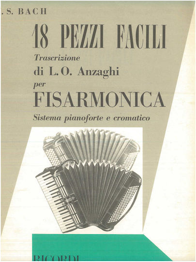 18 Pezzi Facili Trascrizione Per Fisarmonica Ricordi
