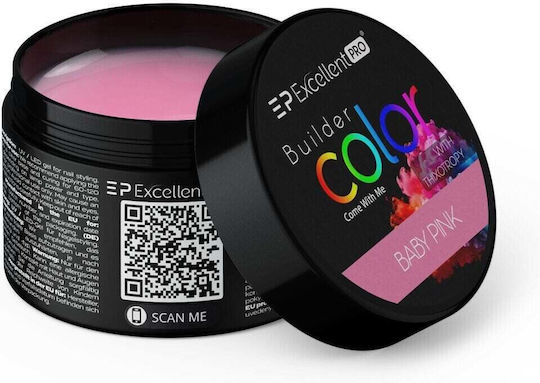 Excellent Pro Builder Gel Νυχιών Ροζ 15gr
