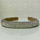 Fuzty Headband Rhinestones Multicolor