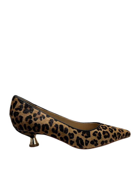 Pantofi cu toc Animal Print
