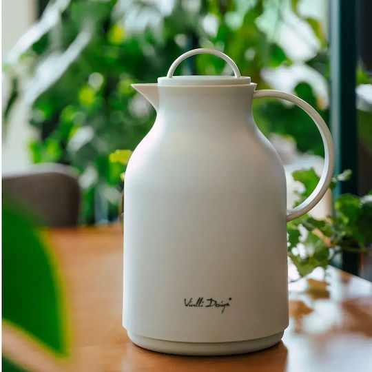 Vialli Design Amo Кана Термос Пластмасов Без BPA 1л Сив