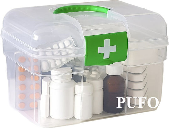 Storage Organizer Box Storing Keeping Medicines Pufo Medicine 21 x 14 cm Safe Storage Keeping