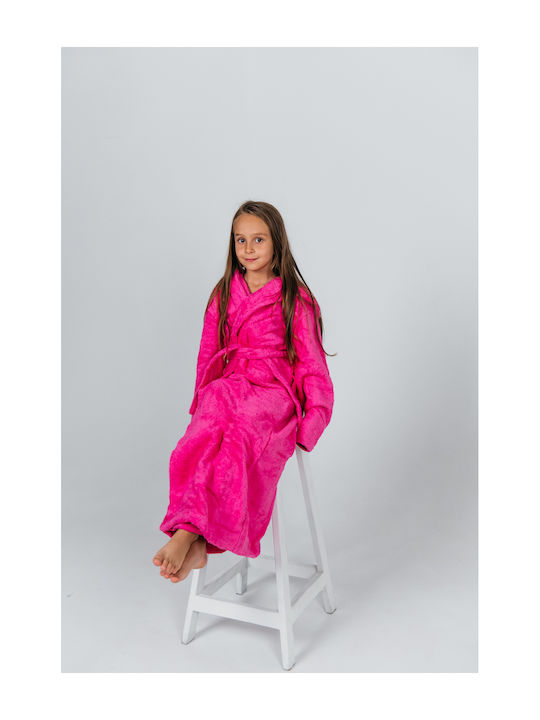 Belotex Kids Hooded Bathrobe Raspberry
