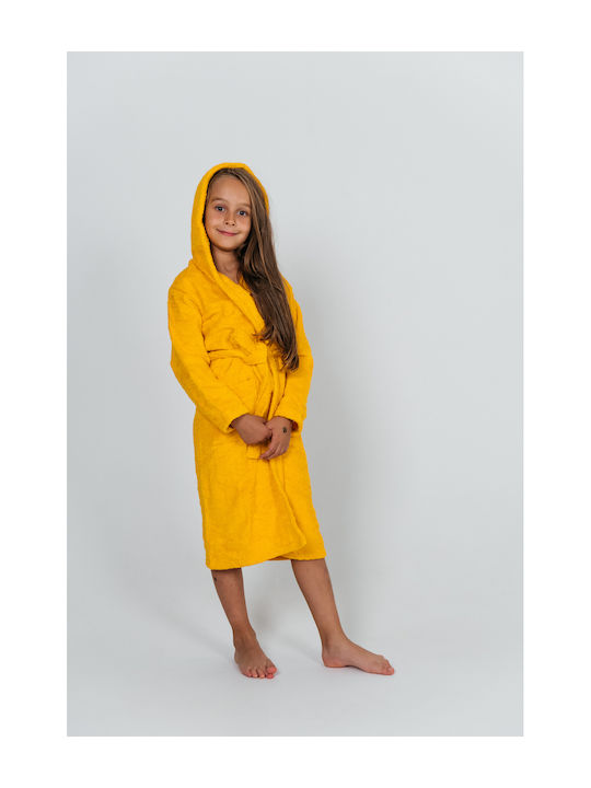 Belotex Kids Hooded Bathrobe Yellow