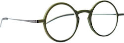 Emery Lesebrille +1.50 in Grün Farbe