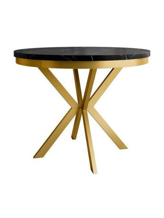 Oswego 156 Rund Tisch Speisesaal Holz Black Mar...