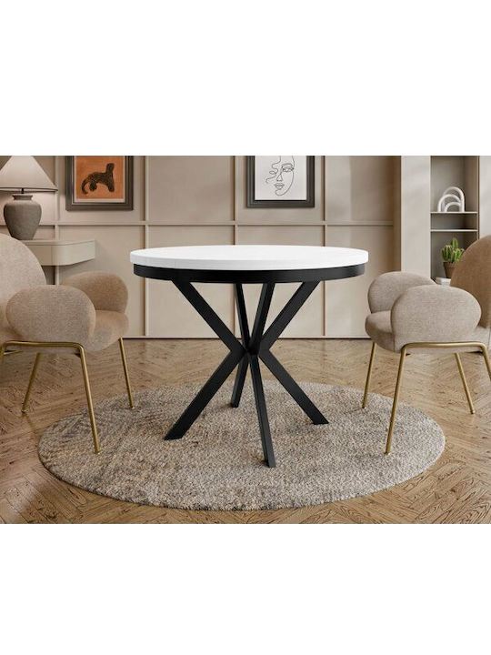 Oswego 156 Rund Tisch Speisesaal Holz Black, Wh...