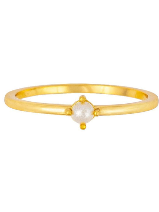 Excite-Fashion Ring made of Silver Gold Plated