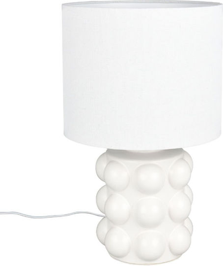Trio Lighting Table Lamp for Socket E27 with White Shade and Base