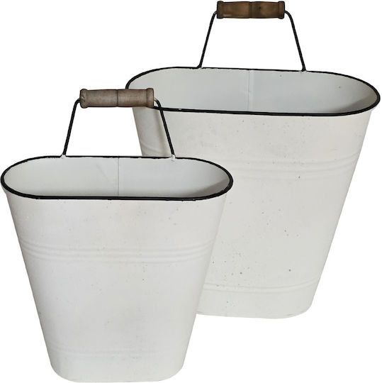 Artekko Planter Metal White
