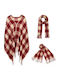 Women's Wool Scarf Red