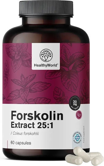Healthy World Φορσκολίνη 20mg 60 κάψουλες
