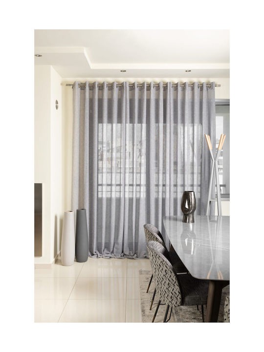 Mattex Mattex Vorhänge Fenster mit Grommets Graue 140x280cm