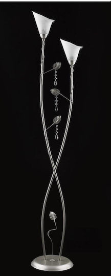 Lampa de podea Argintiu