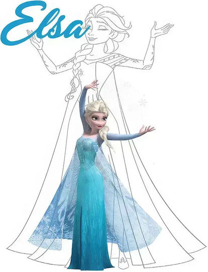 Παιδικό Κάδρο Princess Elsa 30x40εκ.