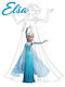 Παιδικό Κάδρο Princess Elsa από Ξύλο 21x30εκ.