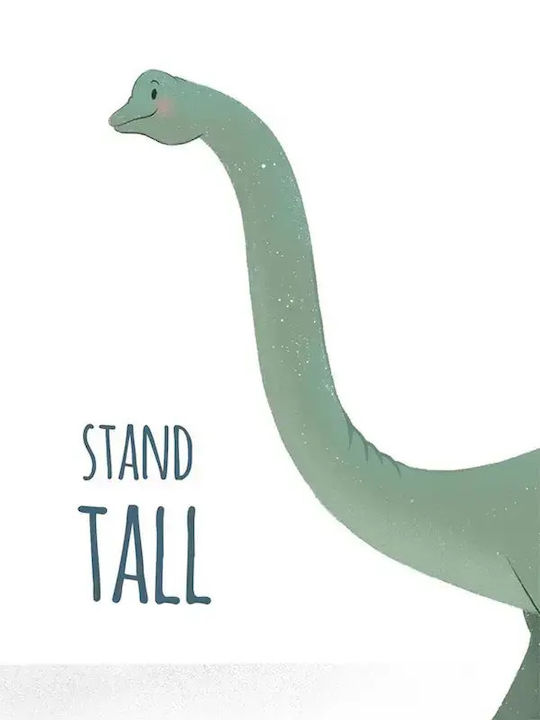 Kids Framed Wall Painting Dinosaur 30x40cm