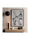 Poster Brooklyn Bridge Pst25173 30cm X 40cm Frame Dark Natural Wood Brown