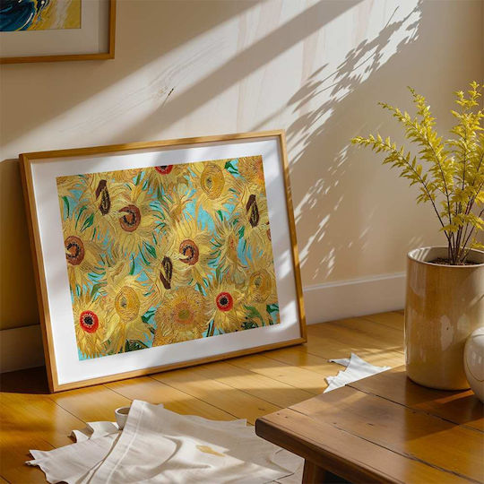 Van Gogh - Sunflowers A Van Gogh Ξύλινο