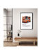 Poster Nissan Skyline R34 Gt-r Cr041 30cm X 40cm Frame Dark Natural Wooden Brown