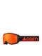 Cairn Otg Spx3 Mat Μάσκα Σκι & Snowboard Παιδική Μαύρη με Φακό σε Πορτοκαλί Χρώμα