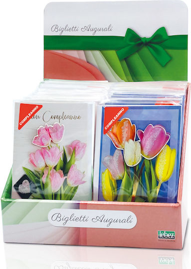 Carduri De Salutare Cu Flori 3D Diverse Modele Detalii Embosate Sclipici Auriu Pe Exteriorul Cardului 11.5 X 17 Cm 12 Bucăți Display