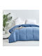 Mattex Bettdecke Großes Doppelbett mit Microfiber-Füllung 220x240cm Blue 450 GSMGsm 11 togs Togs