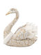 Lianos Christmas Plush Figure Swan White Height 38cm Decorative
