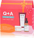 Q+A Natural Skincare Skincare Set for Moisturizing and Brightening 3 Pieces