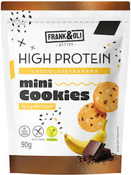 Frank&Oli Μπισκότα Πρωτεΐνης Βρώμης Χωρίς Ζάχαρη Vegan 90gr