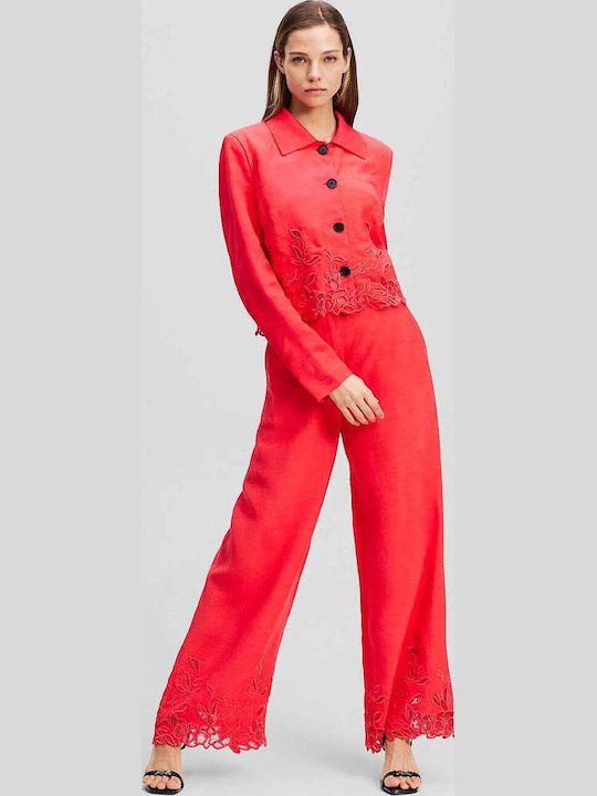 Damen Red Anzug