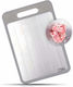 Rectangular Plastic Chopping Board Gray 31x21cm