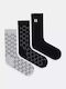 Karl Lagerfeld Чорапи Black/Grey 3Пакет