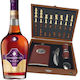 Men's Gift Set Vlv Chess-Shaped Box Accessories Courvoisier VS Cognac