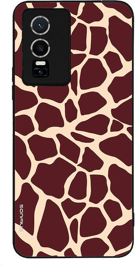 Husă Sonique Animal Print Series Vivo Y74s Vivo Y76 5G Girafă 03