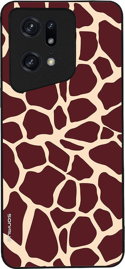 Θήκη Sonique Animal Print Series Oppo Find X5 Pro 5g Giraffe 03