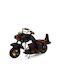 Model Motocicletă Retro Harley Din Lemn Maro 26 X 4 X 14 Cm