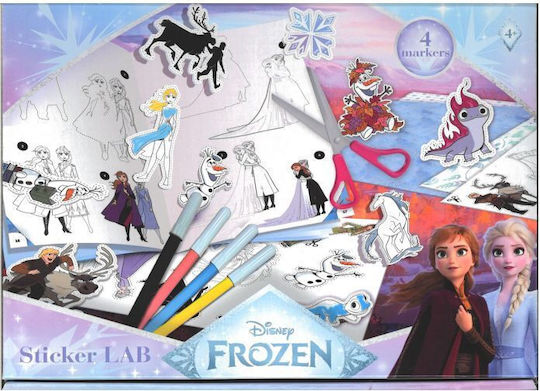 Lisciani Giochi Αυτοκόλλητα Frozen για Παιδιά 4+ Ετών