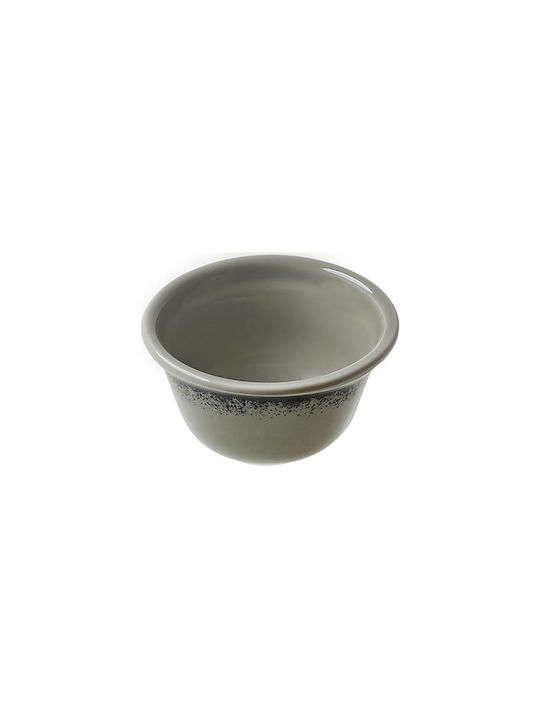 Estia Dip Serving Bowl Round made of Porcelain Gray