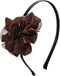Hairutopia Brown Flower Hair Headband