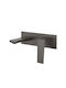 Inter Ceramic Built-in Mixer & Spout Set for for Bathroom Sink Silver 6988354266737