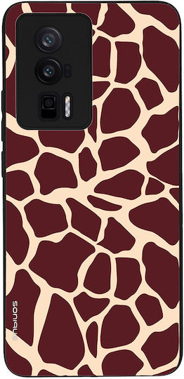 Sonique Case Animal Print Series Xiaomi Poco F5 Pro 5g Giraffe 03