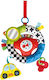 Kids Hits Pendant Toy for Crib and Stroller with Music, Teether, and Mirror for 0++ Months