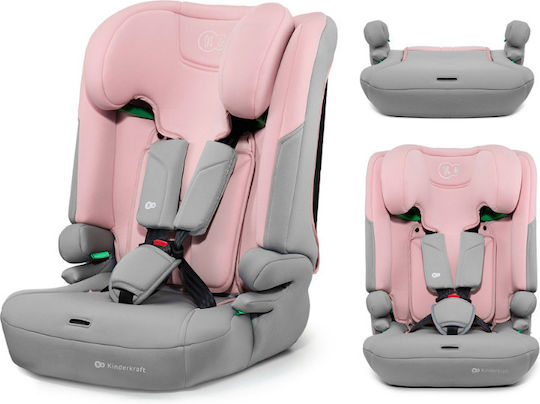 Kinderkraft I-comfy Детско Столче за Кола High-back Booster i-Размер Розов