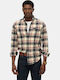 Lumberjack Long Sleeve Shirt Regular Fit Checked Beige