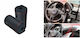 Car Steering Wheel Cover Tailored Leather Black