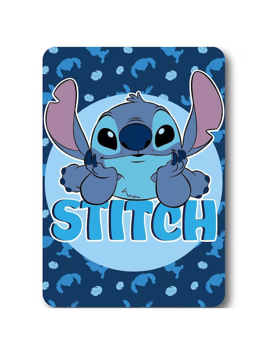 Disney Blanket Fleece Lilo And Stitch Blue 140x100cm