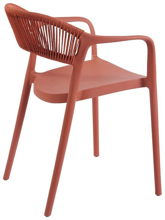 Outdoor-Stuhl Rattan Ankara Terracotta 54x55.5x...