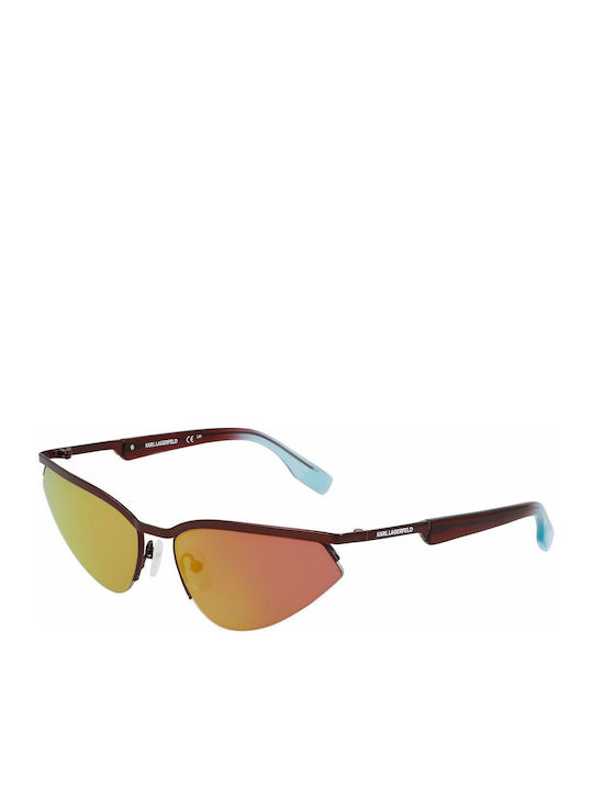 Karl Lagerfeld Unisex Sunglasses with Blue Meta...